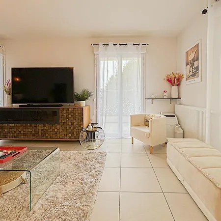Canta Galet - Wifi, Ac, Parking, 4pers Nice