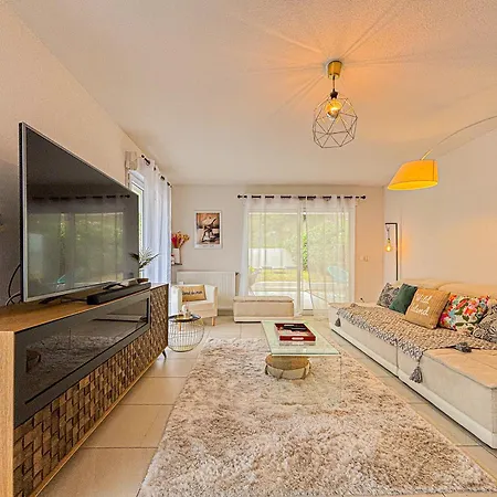 Canta Galet - Wifi, Ac, Parking, 4pers Apartamento Nice